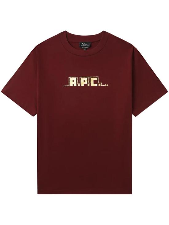 25SS 아페쎄 반팔 티셔츠 COHBWM26502GAC BORDEAUX DOM