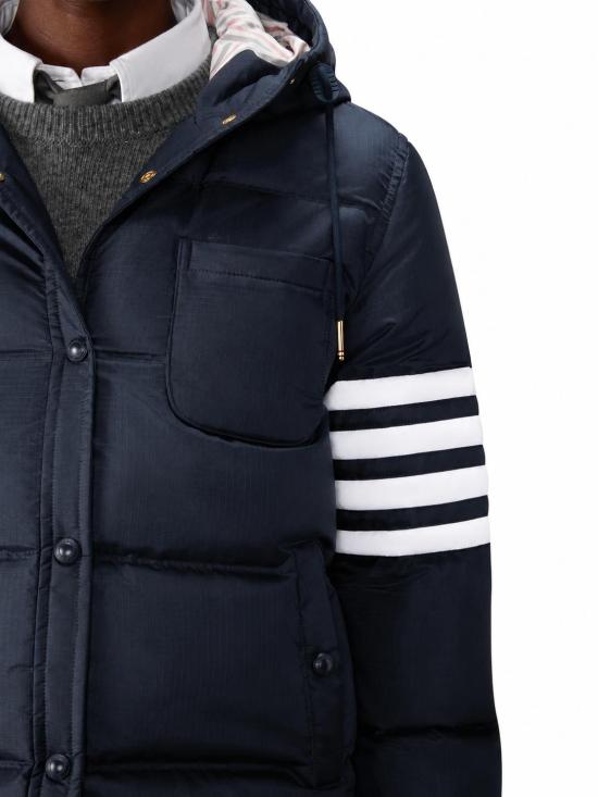 26SS 톰브라운 샤이니 립스탑 라이트웨이트 다운 필 4바 재킷 FBD076XF1095 415 - THOM BROWNE