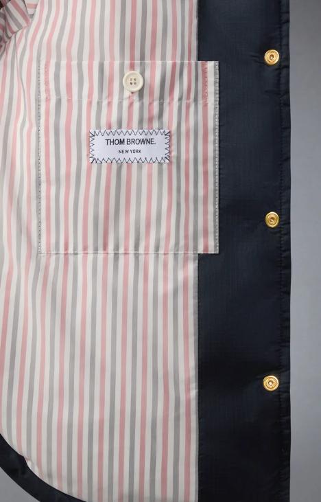 26SS 톰브라운 샤이니 립스탑 라이트웨이트 다운 필 4바 재킷 FBD076XF1095 415 - THOM BROWNE