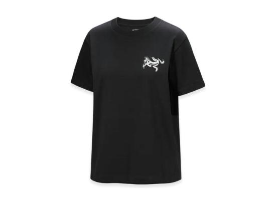 25FW 아크테릭스 반팔 티셔츠 ATPFW09499BAS BLACK ARCTIC SILK DOM