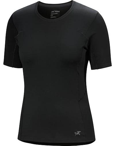  아크테릭스 라나 메리노울 크루 셔츠 SS 우먼 ATPSW09495 BLACK DOM