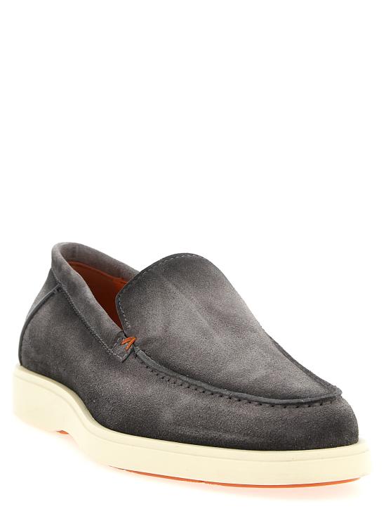 26SS 산토니 로퍼 MGDT17824TICBGEXG77 Gray - SANTONI