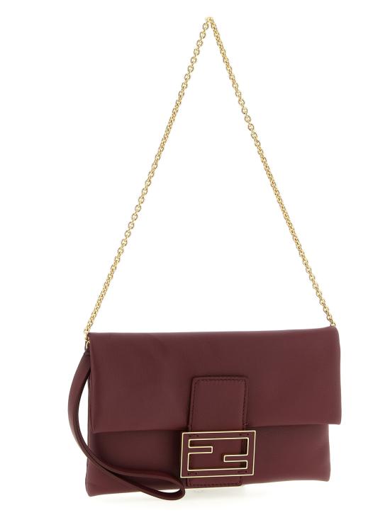 26SS 펜디 클러치/파우치 8M0538ABVEF0YPU Bordeaux - FENDI