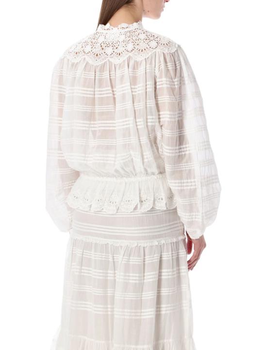 26SS 이자벨마랑에뚜왈 블라우스 26PHT0767FAD1J05E 20WH WHITE - ISABEL MARANT ETOILE