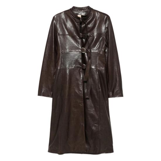 25FW 팔로마울 가죽 자켓 VXC401 NIQUEL BROWN