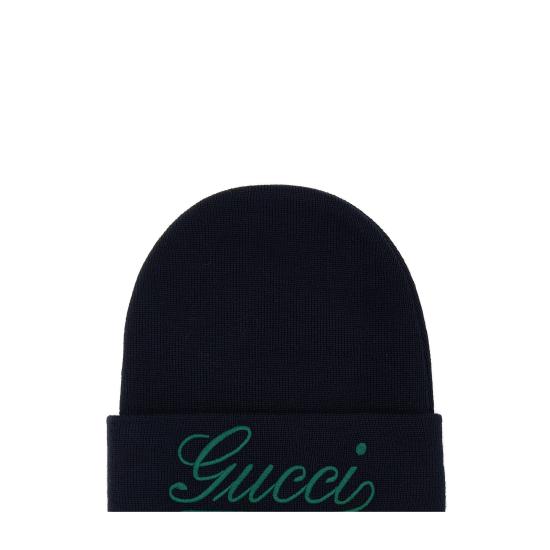 24FW 구찌 로고 자수 울 비니 7987414GAIL 4166