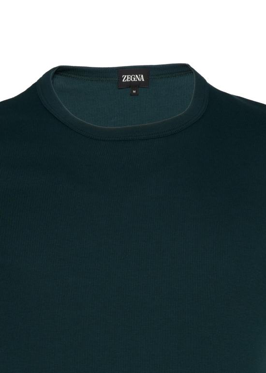 25FW 에르메네질도제냐 폴로 티셔츠 N3M201840 302 GREEN - ERMENEGILDO ZEGNA