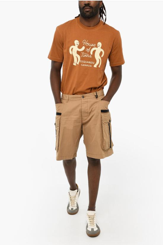  디스퀘어드2 숏팬츠 S74MU0479 S41794 168 Beige - DSQUARED2