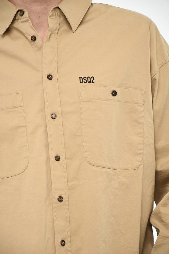  디스퀘어드2 긴팔 셔츠 S74DM0538 S35175 115 Beige - DSQUARED2