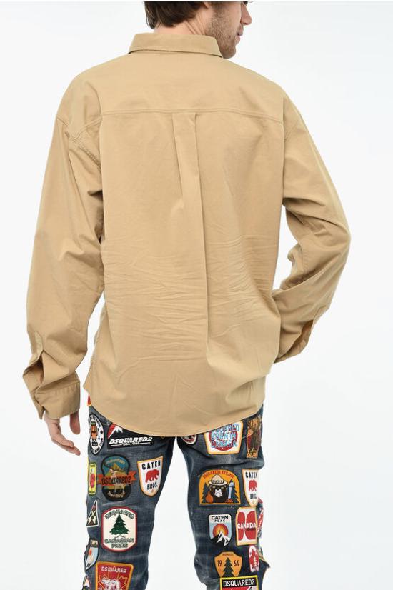  디스퀘어드2 긴팔 셔츠 S74DM0538 S35175 115 Beige - DSQUARED2