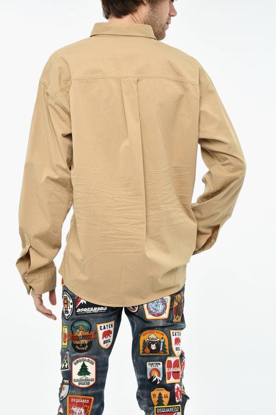  디스퀘어드2 긴팔 셔츠 S74DM0538 S35175 115 Beige - DSQUARED2
