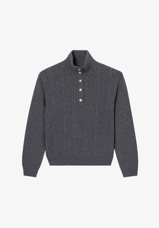  아페쎄 터틀넥 WVBCZ F23426 PLC CHARCOAL GREY DOM