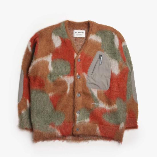 25FW 앤드원더 가디건 5745284065401 BROWN MIX DOM