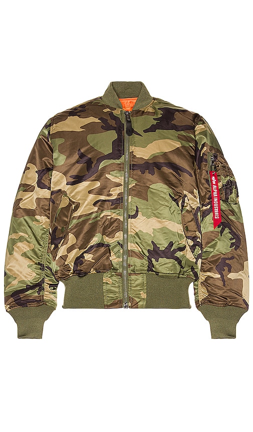  알파 봄버 자켓 MJM21000C1WOODLANDCAMO WOODLAND CAMO DOM