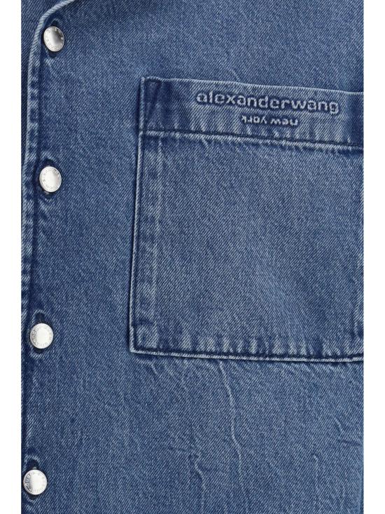 26SS 알렉산더 왕 셔츠 4DC1261976 400C BLUE - ALEXANDER WANG