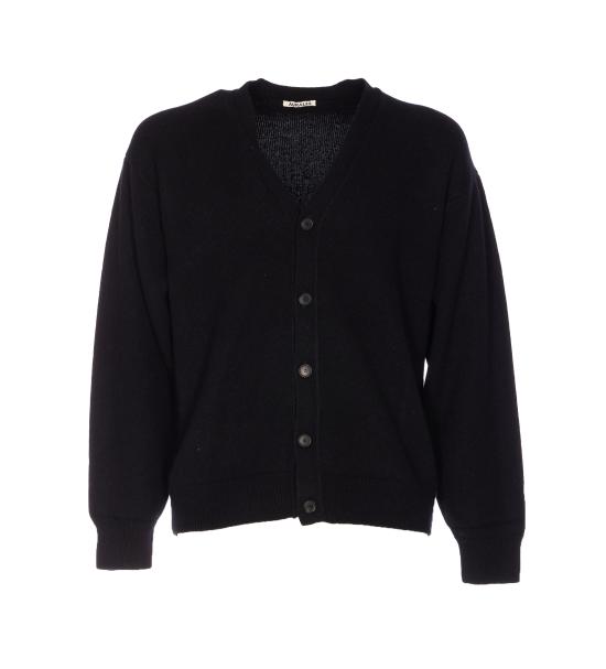 25FW 오라리 가디건 A25AC01BC TOP BLACK Black