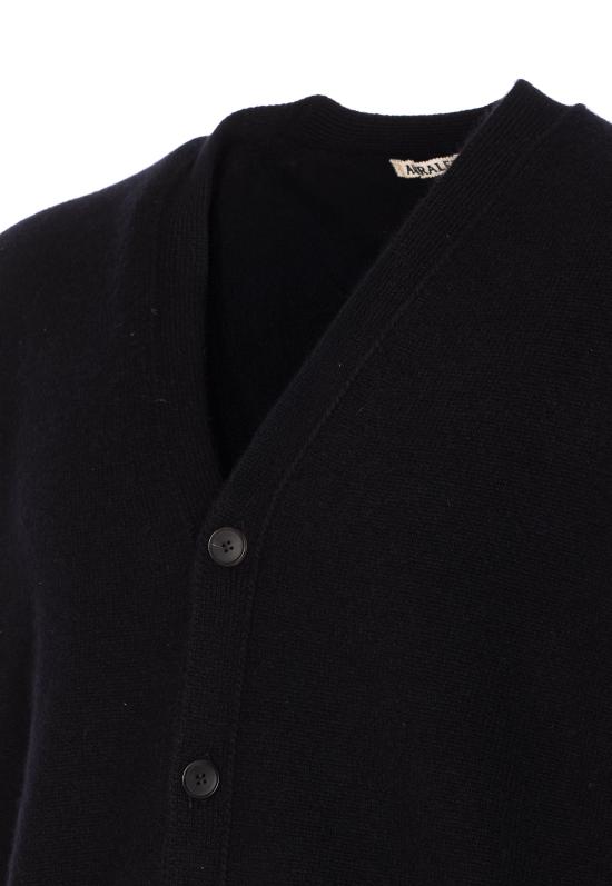 25FW 오라리 가디건 A25AC01BC TOP BLACK Black - AURALEE