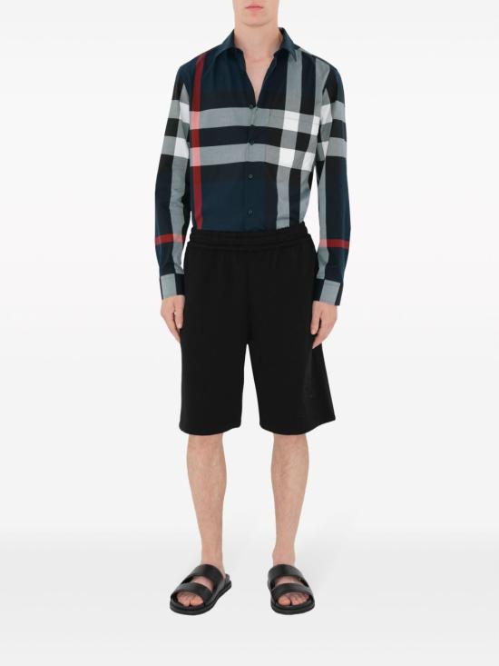 26SS 버버리 체크 코튼 긴팔 셔츠 8073216 A1960 Blue - BURBERRY