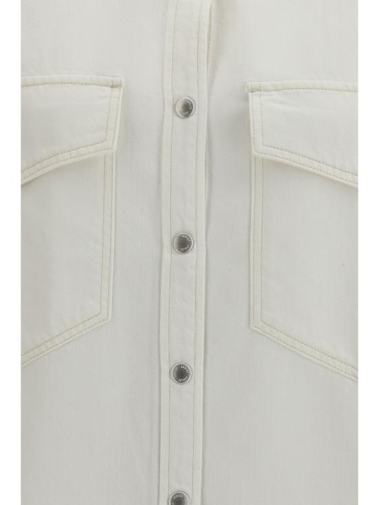 26SS 에이골디 셔츠 A73571500 MLSKE WHITE - AGOLDE