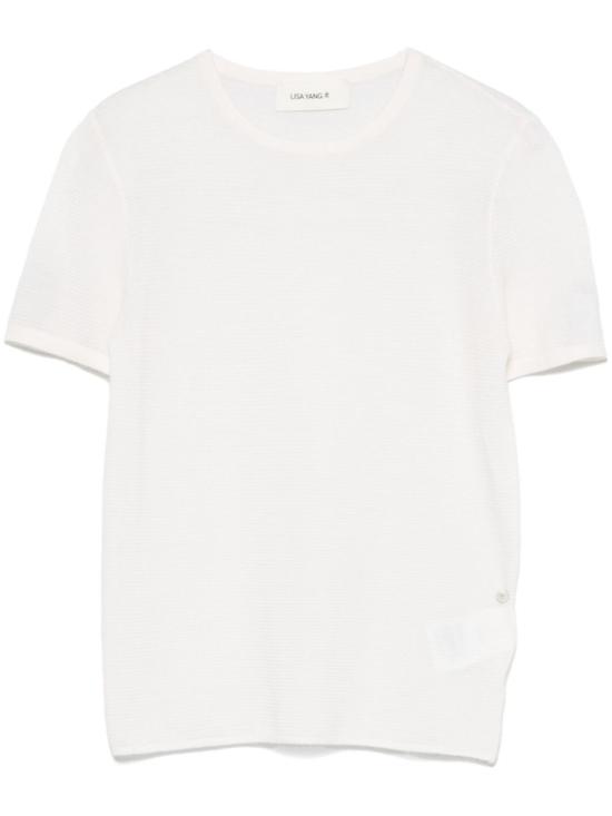 26SS 리사 양 반팔 티셔츠 2025101 IV Ivory