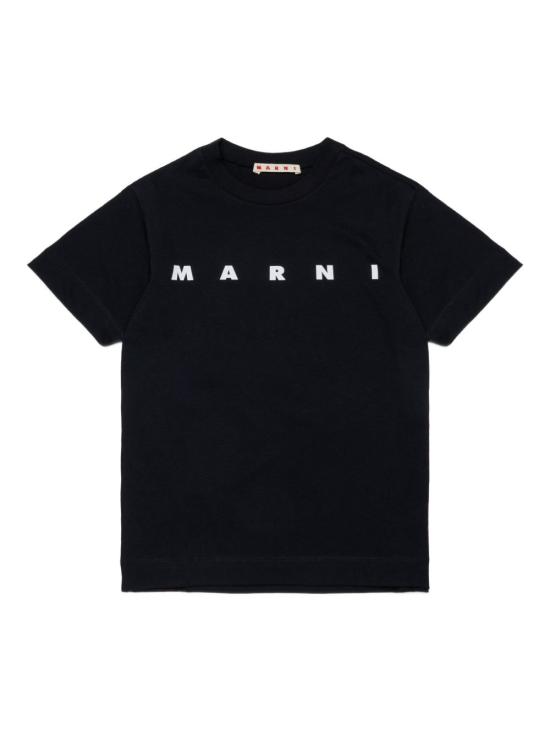 26SS [키즈] 마르니 티셔츠 M002MVM00RF 0M900 Black