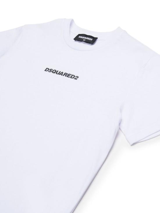 26SS [키즈] 디스퀘어드2 티셔츠 DQ2823D004G DQ100 White - DSQUARED2