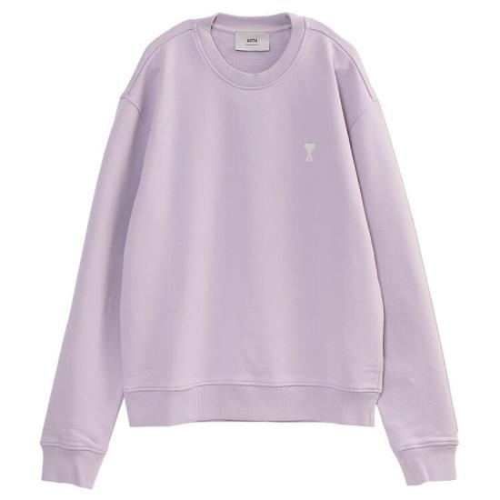 25SS 아미 긴팔 티셔츠 HSW060730504 LILAC DOM