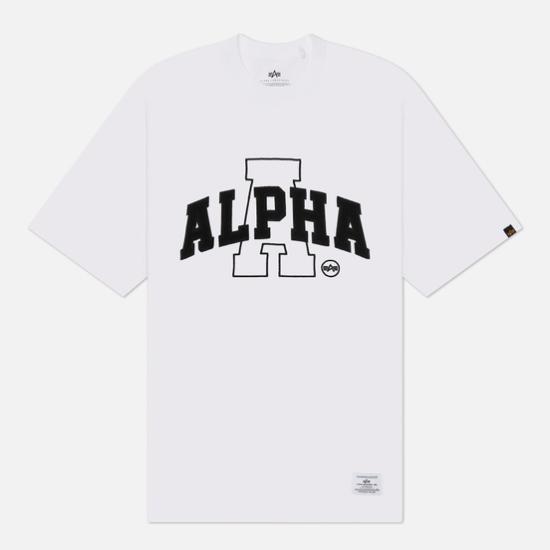  알파 반팔 티셔츠 MTU55006C1 WHITE DOM