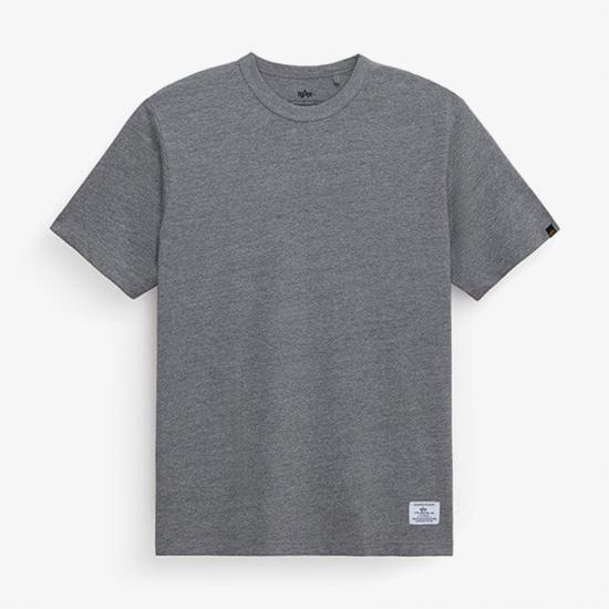  알파 반팔 티셔츠 UTA55004PK MEDIUM CHARCOAL HEATHER DOM - ALPHA