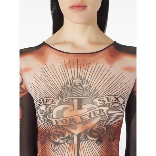 26SS 장 폴 고티에 스웨터 TO456 M026P 63600 NEUTRALS BLACK - JEAN PAUL GAULTIER