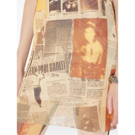 26SS 장 폴 고티에 숏 원피스 DR112 M013P 03083 NEUTRALS GREY - JEAN PAUL GAULTIER