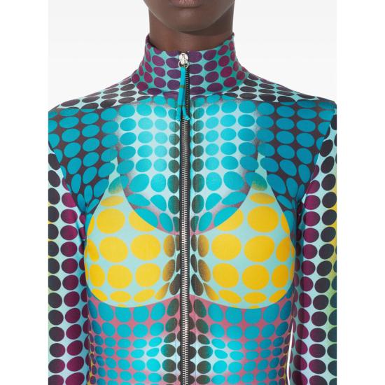 26SS 장 폴 고티에 롱 원피스 DR130 J042P 50271 BLUE - JEAN PAUL GAULTIER