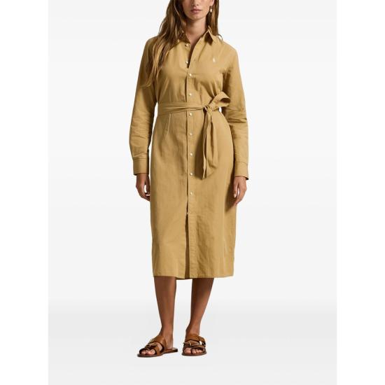 26SS 랄프 로렌 미디 원피스 211A96346002 CAMEL NEUTRALS - RALPH LAUREN