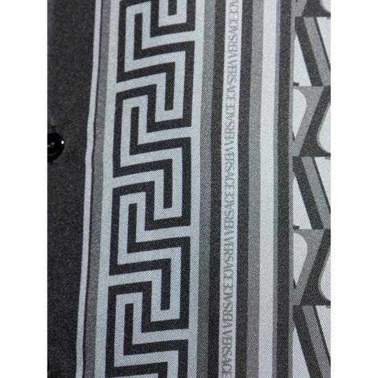 26SS 베르사체 반팔 셔츠 1A16785 1022740 5E720 GREY BLACK - VERSACE