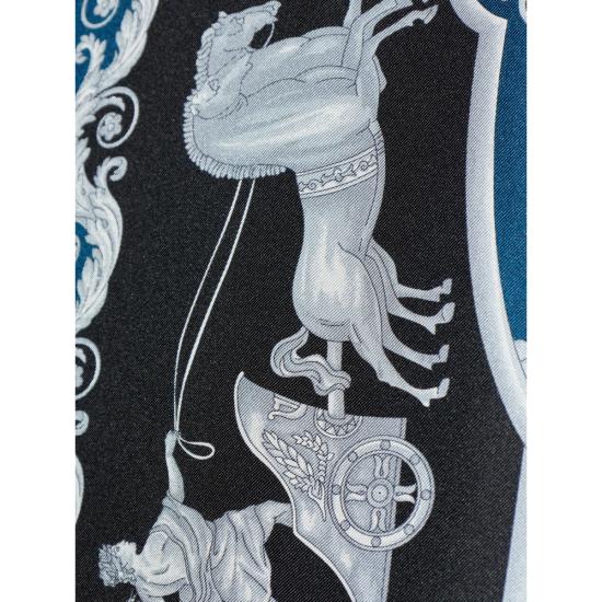 26SS 베르사체 긴팔 셔츠 1A16096 1019438 5BE50 BLUE BLACK - VERSACE