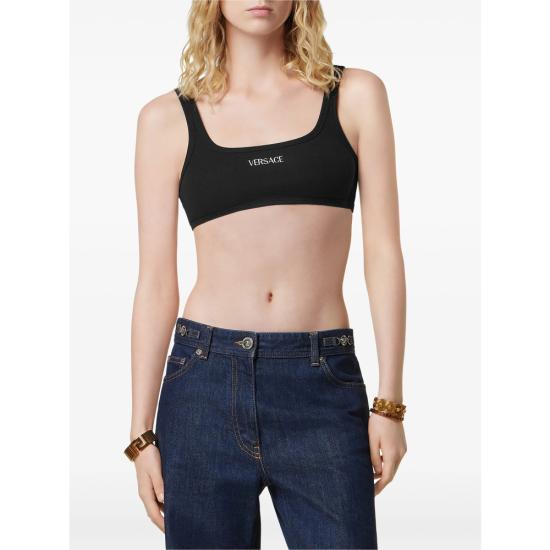 26SS 베르사체 트레이닝 티셔츠 1A09551 1023142 1B000 BLACK - VERSACE