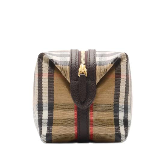 26SS 버버리 하이랜드 트래블 파우치 8120003 HIGHLANDS A2021 NEUTRALS BLACK - BURBERRY