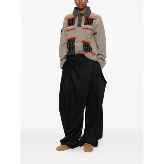 26SS JW앤더슨 폴로 티셔츠 KW1527 YN0461 133 NEUTRALS GREY - JW ANDERSON