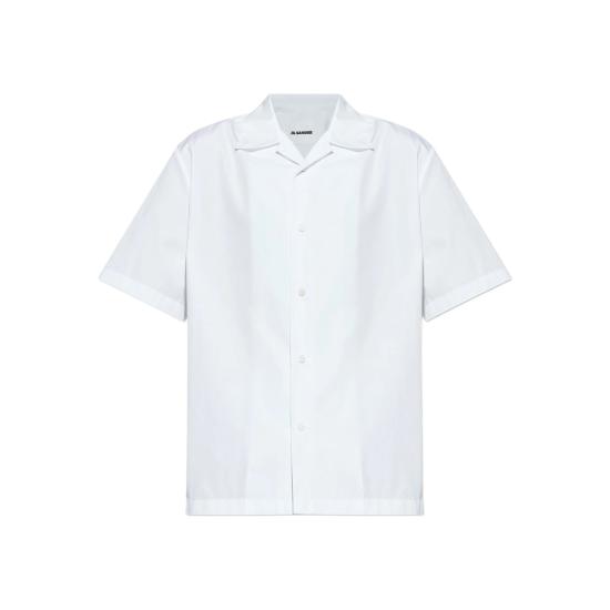 26SS 질샌더 반팔 셔츠 J45001 J22DL0363 100 WHITE