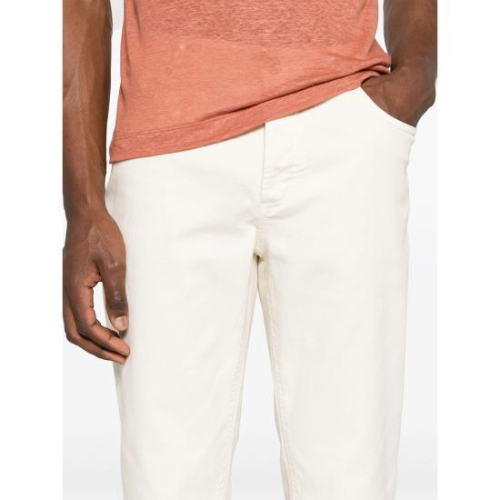 25FW 브루넬로 쿠치넬리 팬츠 M277PD3210 C6094 WHITE - BRUNELLO CUCINELLI