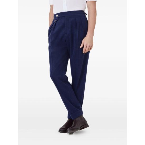 25FW 브루넬로 쿠치넬리 팬츠 MV415L00M C011 BLUE - BRUNELLO CUCINELLI