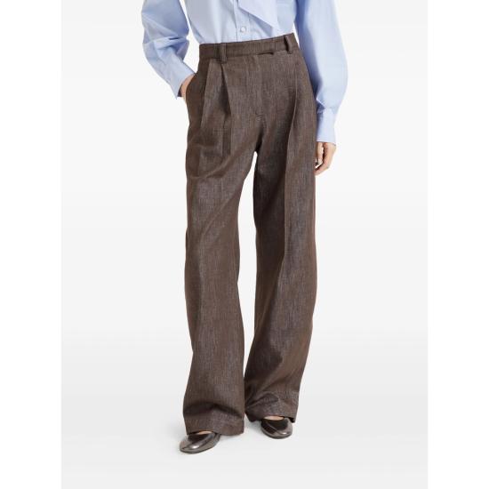 25FW 브루넬로 쿠치넬리 플랫 슈즈 MZDEC3060P C4217 METALLIC - BRUNELLO CUCINELLI