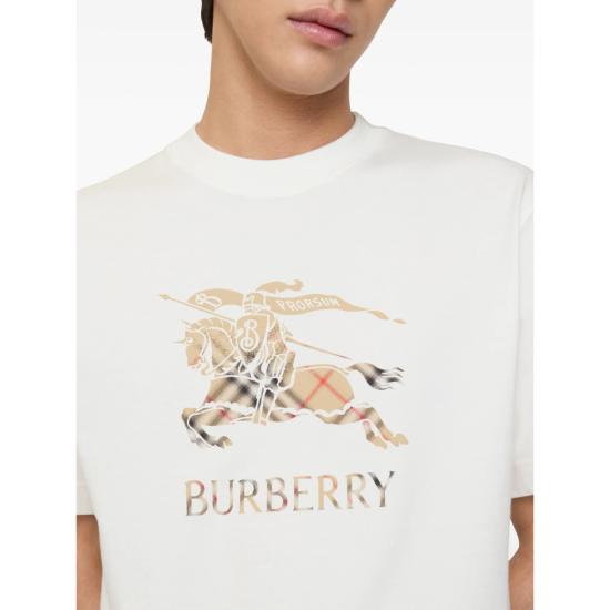 26SS 버버리 EKD 옴브레 코튼 티셔츠 8119014 SETH EKD B7078 WHITE - BURBERRY