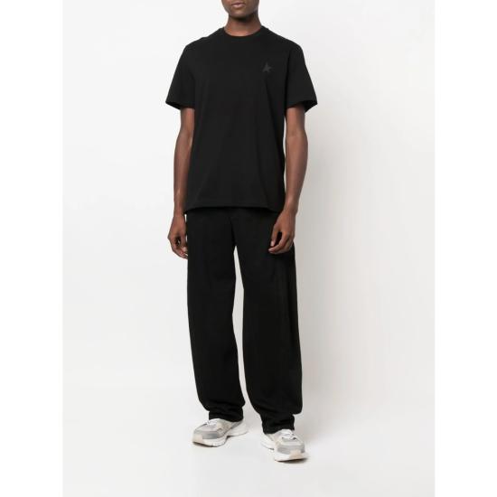 26SS 골든구스 반팔 티셔츠 GMP01220 P000593 90100 BLACK - GOLDEN GOOSE