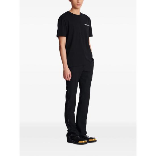 26SS 발망 반팔 티셔츠 FH1EG000 BC68 EAB BLACK - BALMAIN