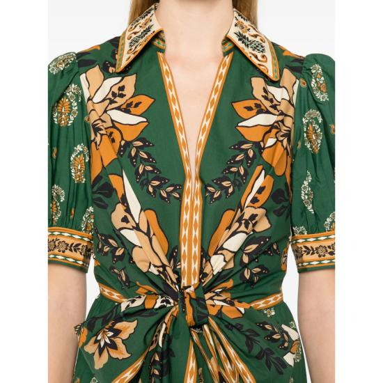 26SS 팜 리오 숏 원피스 351134 26009 GREEN NEUTRALS - FARM RIO