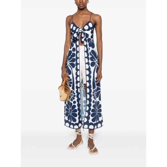 26SS 팜 리오 블라우스 344794 26082 WHITE BLUE - FARM RIO