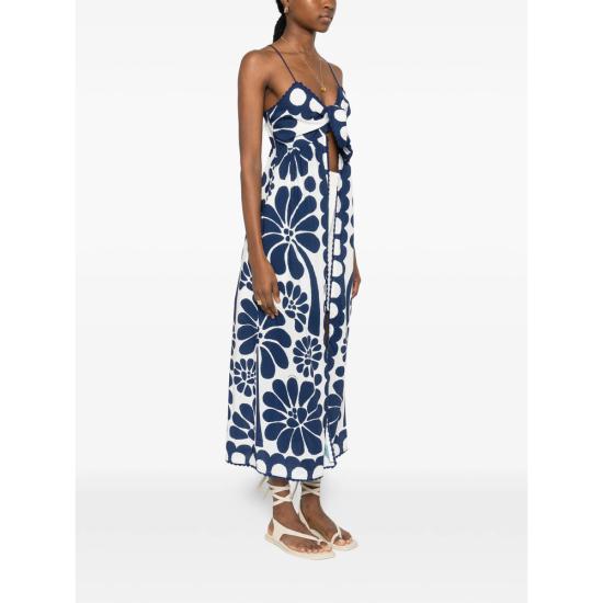 26SS 팜 리오 블라우스 344794 26082 WHITE BLUE - FARM RIO