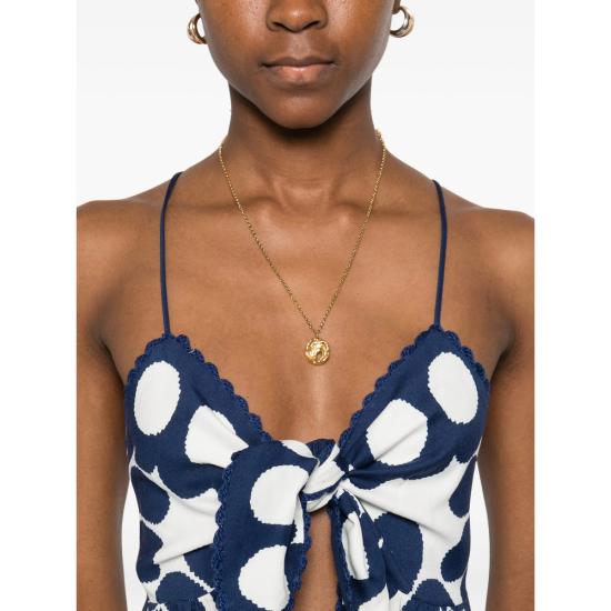 26SS 팜 리오 블라우스 344794 26082 WHITE BLUE - FARM RIO