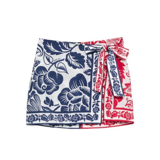 26SS 팜 리오 숏 스커트 344784 26021 BLUE RED